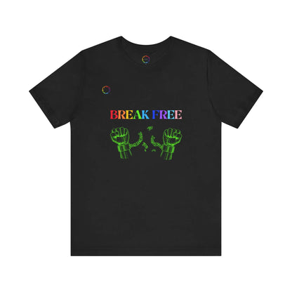 Break Free PRIDE Unisex Tee - Celebrate Empowerment and Freedom Printify