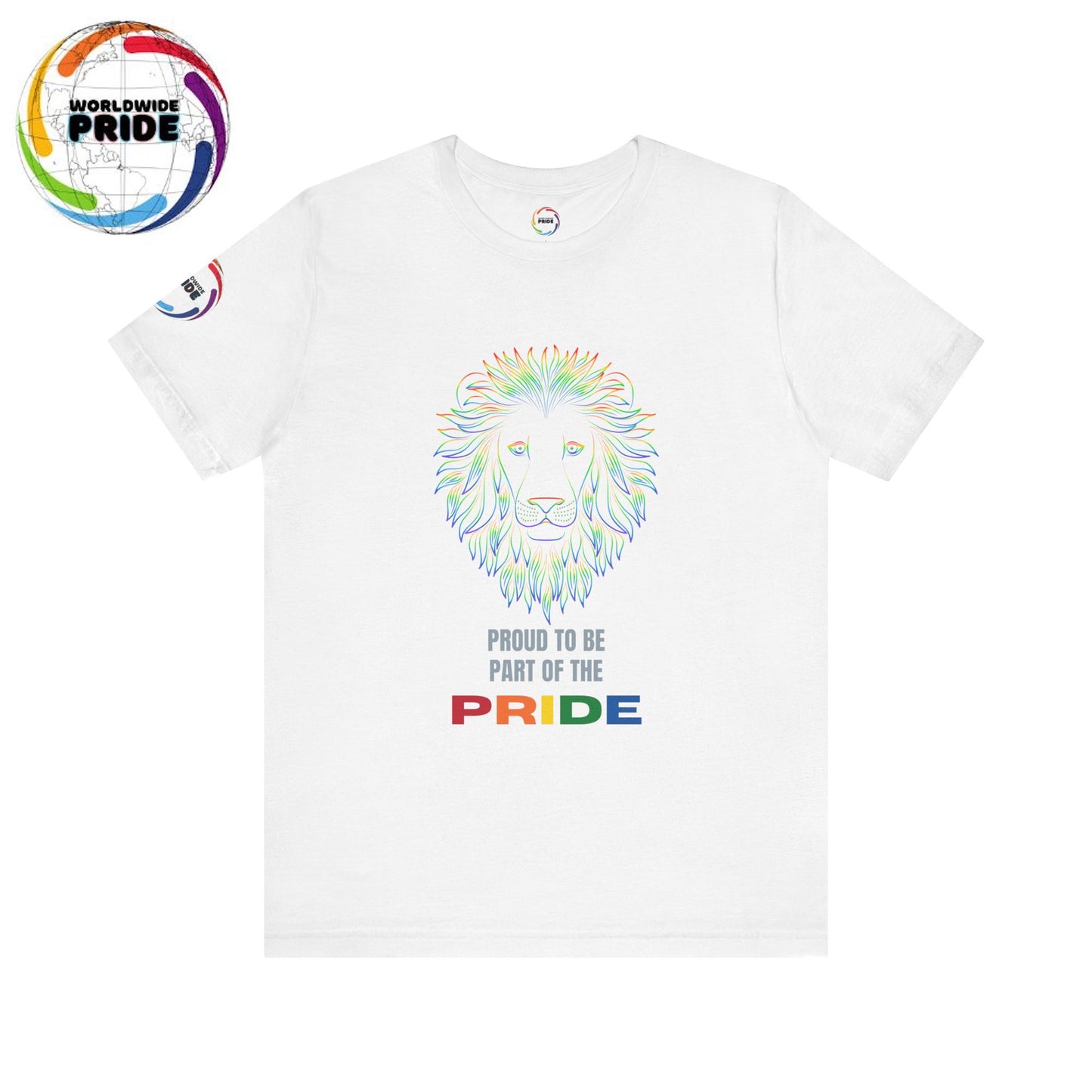 Colorful Lion T-Shirt - Proud to be part of the PRIDE