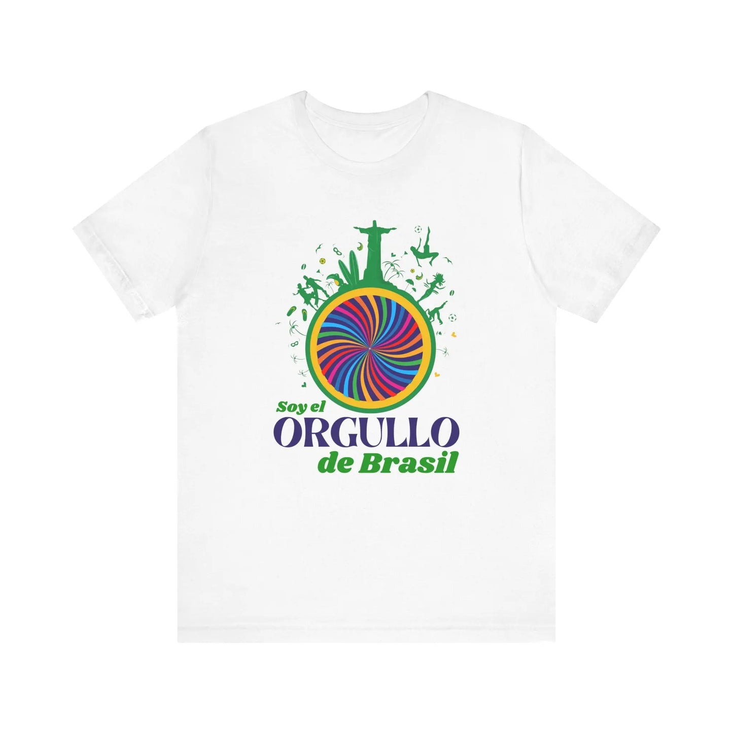 Repping Brazil Pride T-Shirt - "Soy el Orgullo de Brasil" Unisex Tee Printify