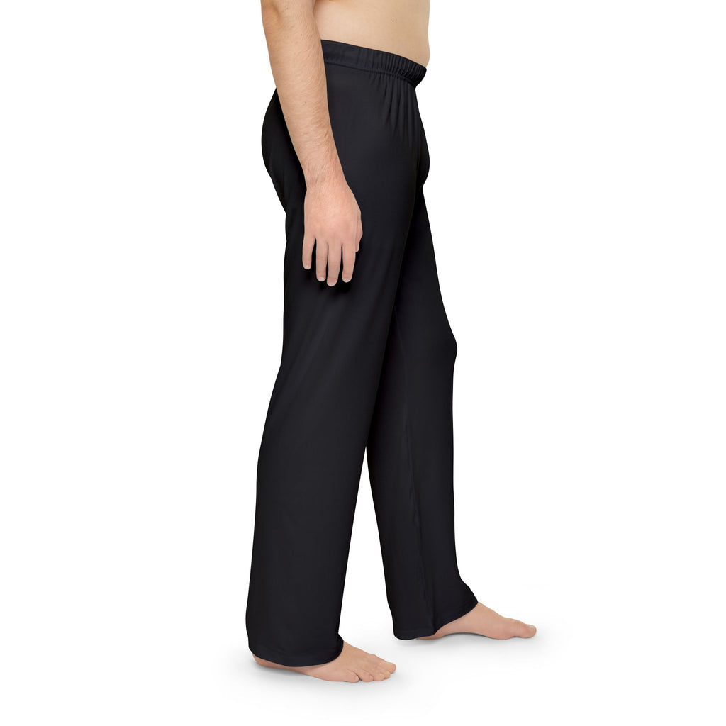 Comfortable Men's Pajama Pants with Rainbow Accent