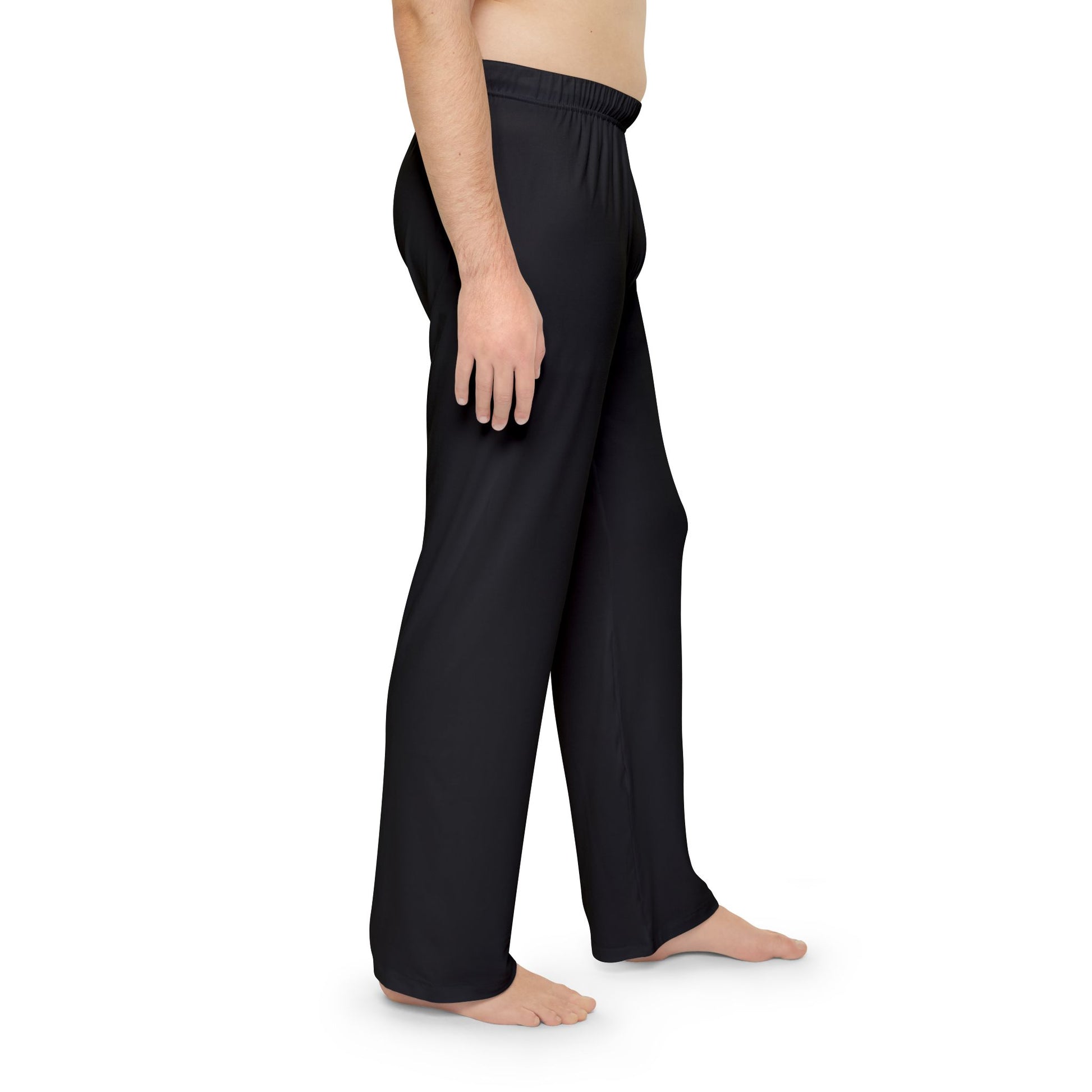 Comfortable Men's Pajama Pants with Rainbow Accent