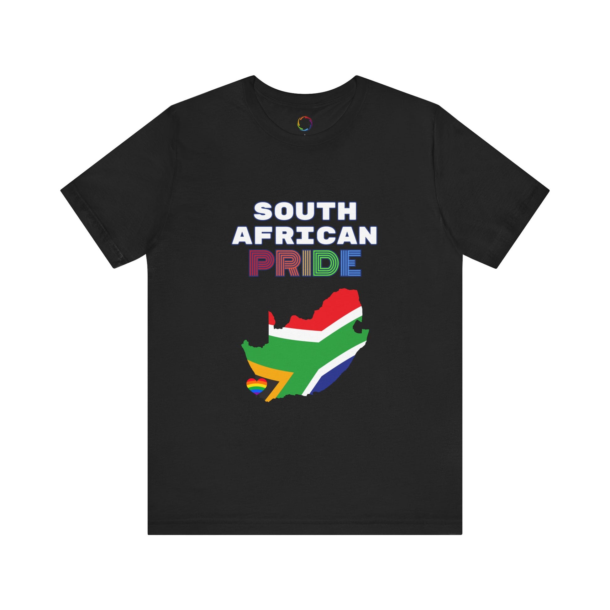 PRIDE Tee - Unisex Jersey Short Sleeve T-Shirt with Map of South Africa