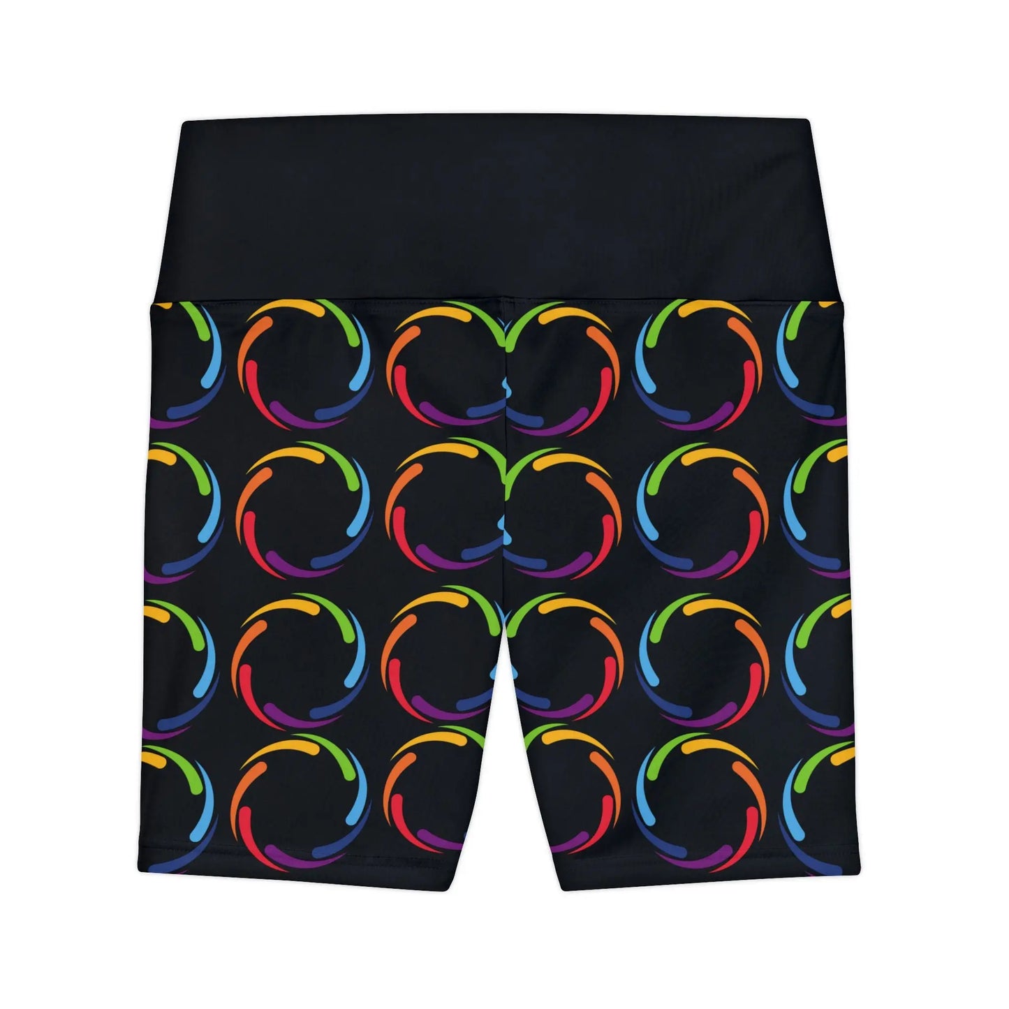 PRIDE Black Workout Shorts - Love is Love Yoga Shorts Printify