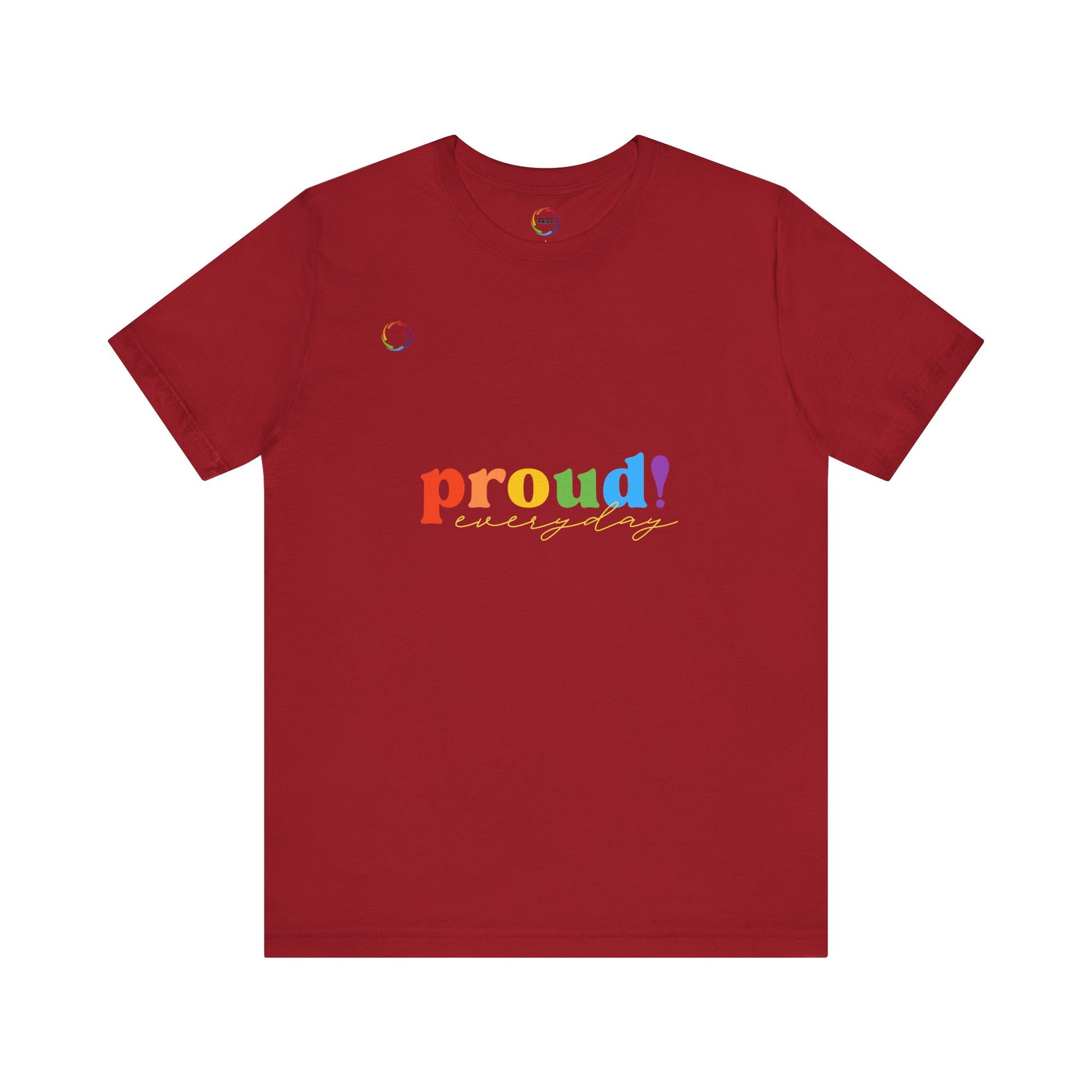 Proud! Unisex Short Sleeve Tee - Celebrate LGBTQ+ PRIDE
