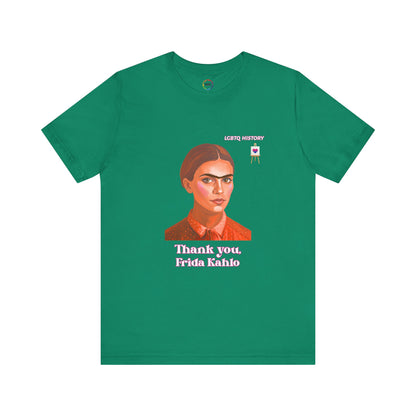Thank You, Frida Kahlo, Feminist Art Tribute Tee, Empowerment Statement Top