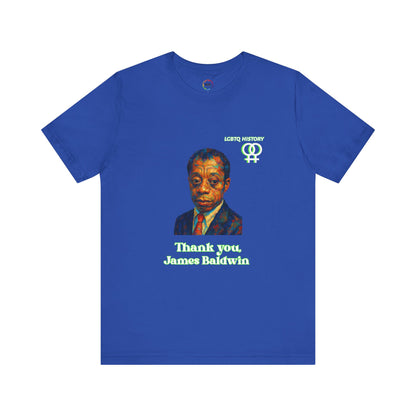 James Baldwin LGBTQ History Tribute Tee