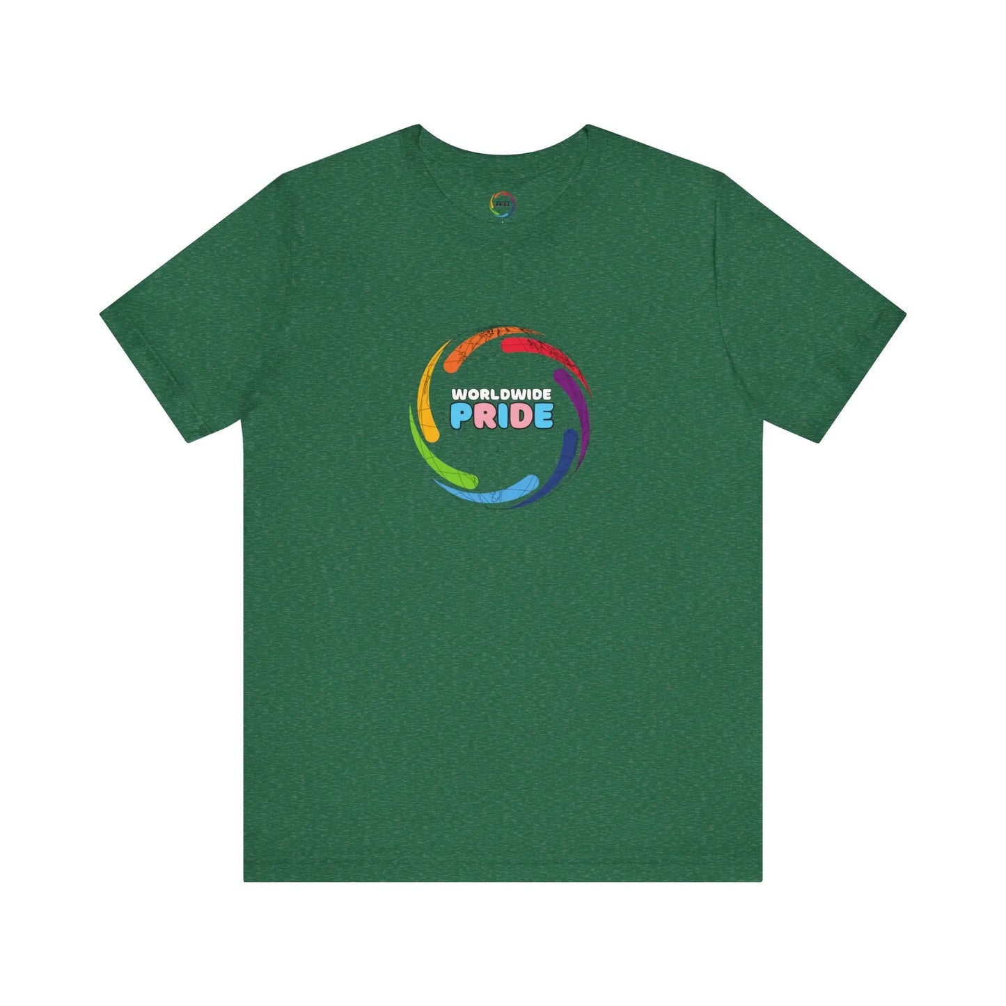 Worldwide Pride Logo Tee - Celebrate Love and Diversity Printify