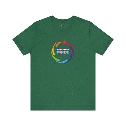 Worldwide Pride Logo Tee - Celebrate Love and Diversity Printify
