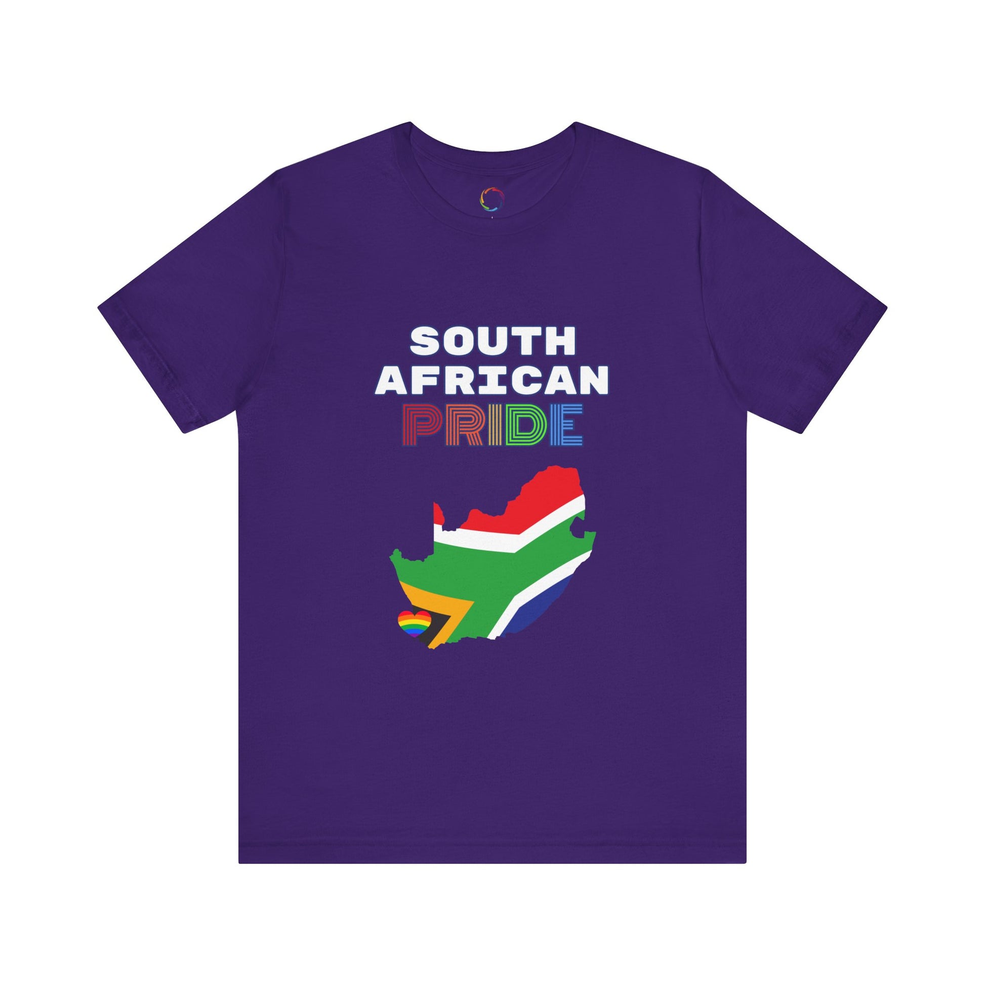 PRIDE Tee - Unisex Jersey Short Sleeve T-Shirt with Map of South Africa