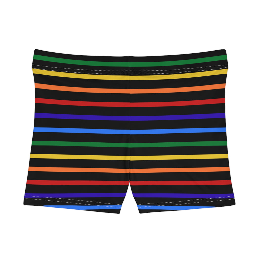 Pride Rainbow Striped Women's Shorts