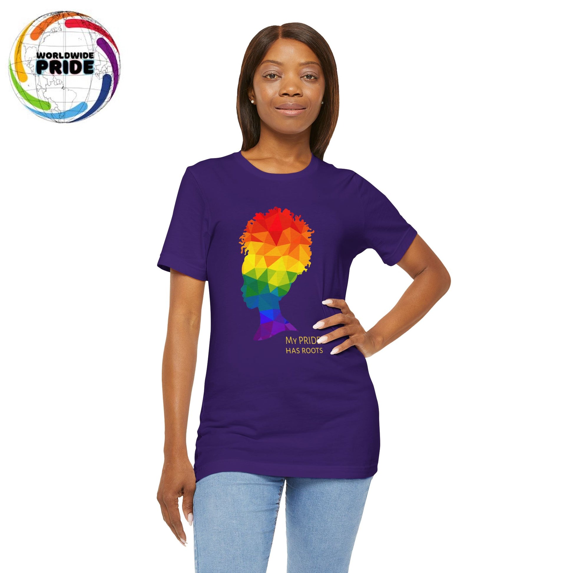 LGBTQ Graphic T-Shirt - My PRIDE Has Roots - Unisex Short Sleeve Tee