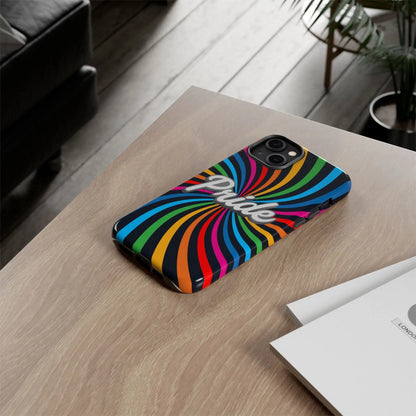 Colorful PRIDE Phone Case - Tough Cases for LGBTQ+ Community Printify