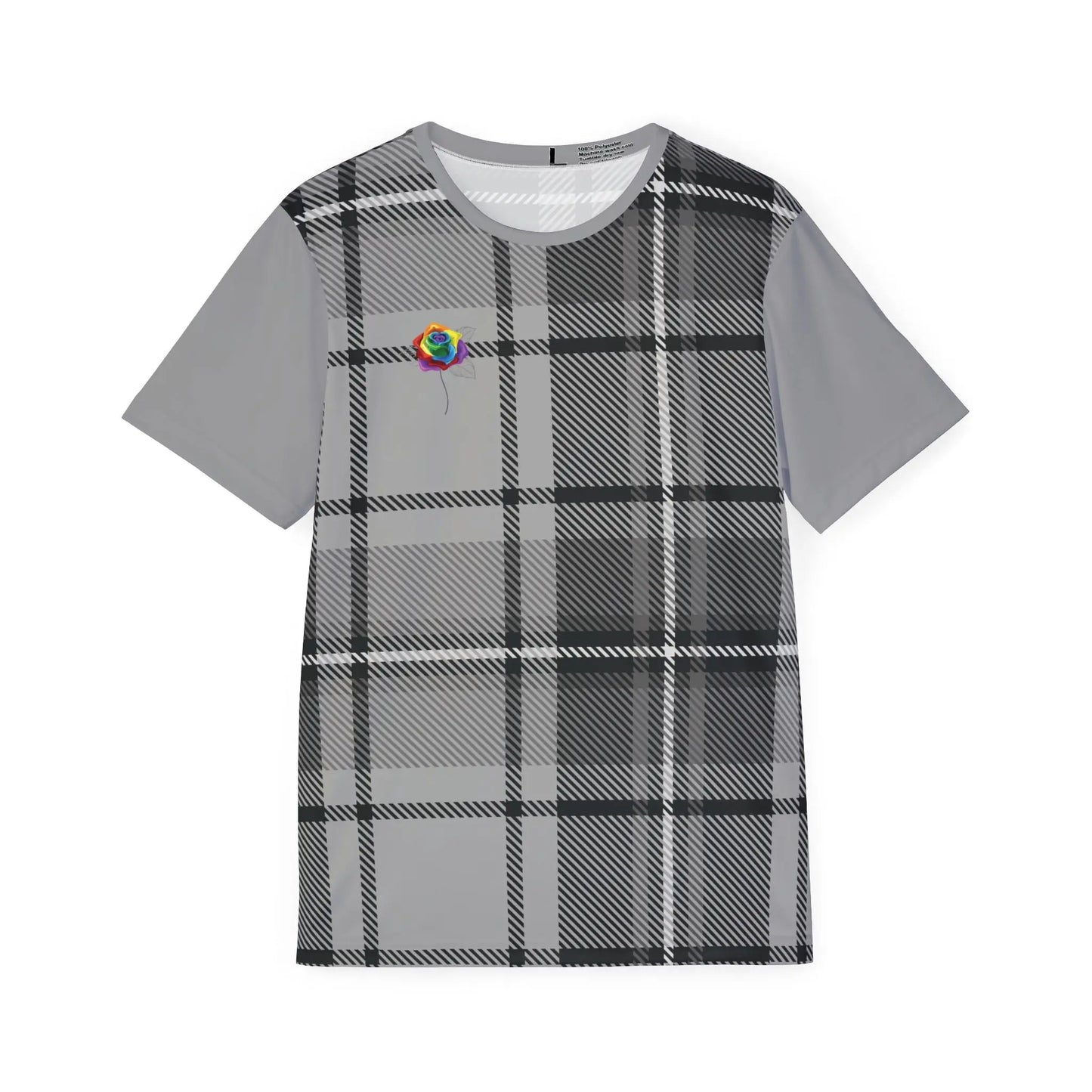 Men's PRIDE Flower Plaid Shirt - Perfect for Active Days and Casual Outings Printify
