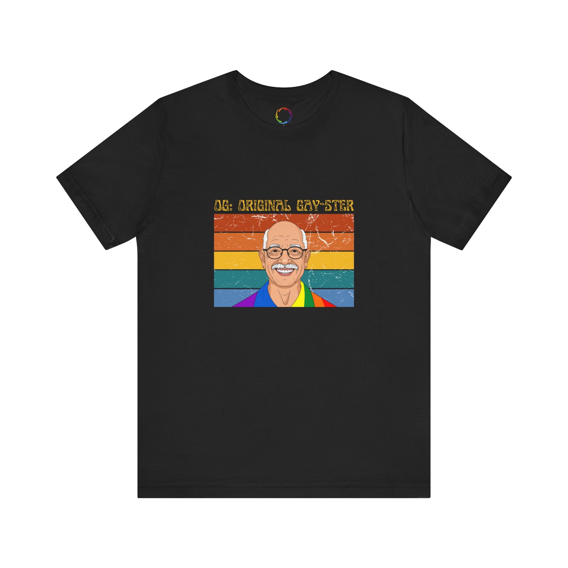 PRIDE T-shirt: Original Gay-ster Retro tee