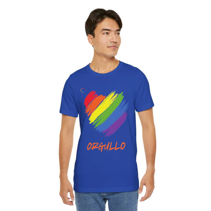 Camiseta unisex PRIDE Heart Orgullo: celebra el amor y la inclusión Printify