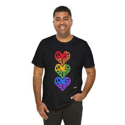 Love Yourself Graphic Tee - for Self-Care & Positivity Printify