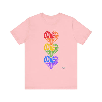 Love Yourself Graphic Tee - for Self-Care & Positivity Printify