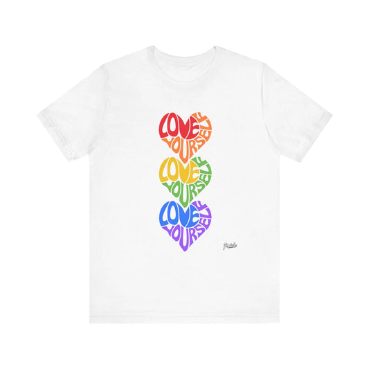 Love Yourself Graphic Tee - for Self-Care & Positivity Printify