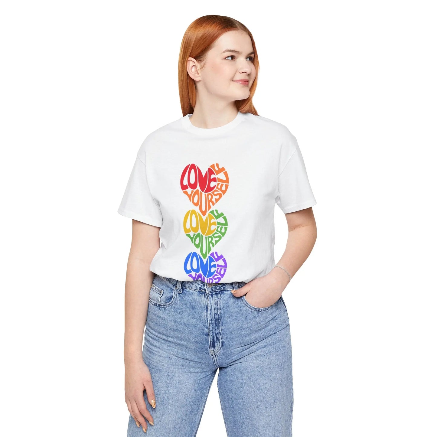 Love Yourself Graphic Tee - for Self-Care & Positivity Printify