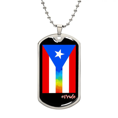 The PRIDE of Puerto Rico Dog Tag ShineOn Fulfillment