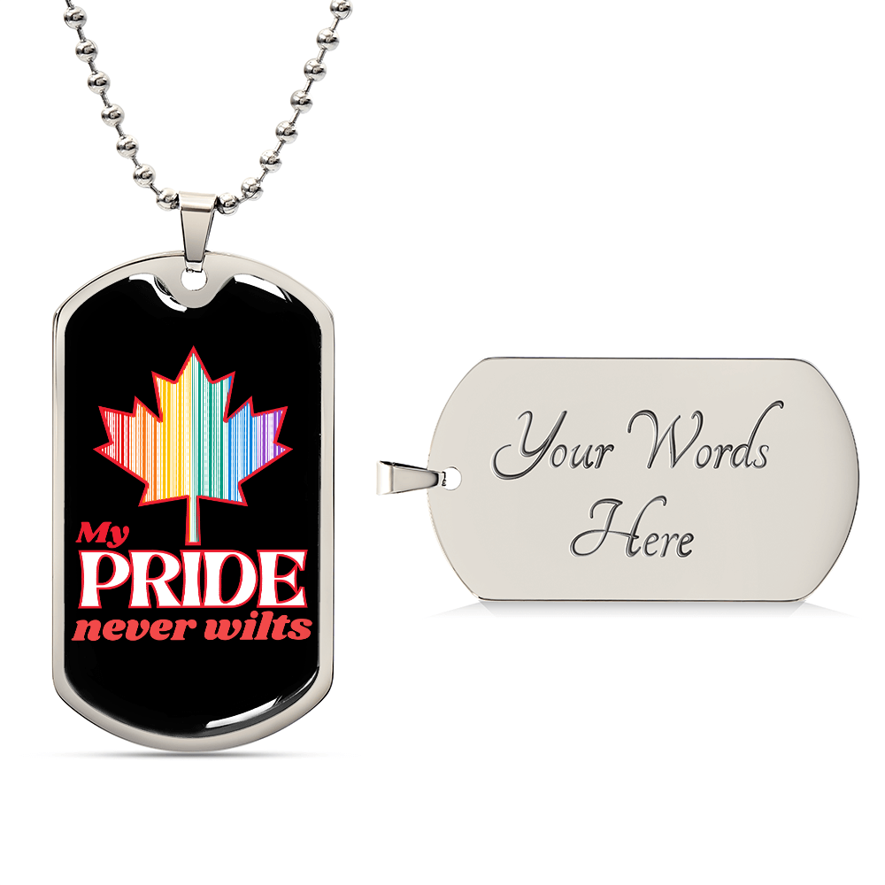 Canadian PRIDE Dog Tag