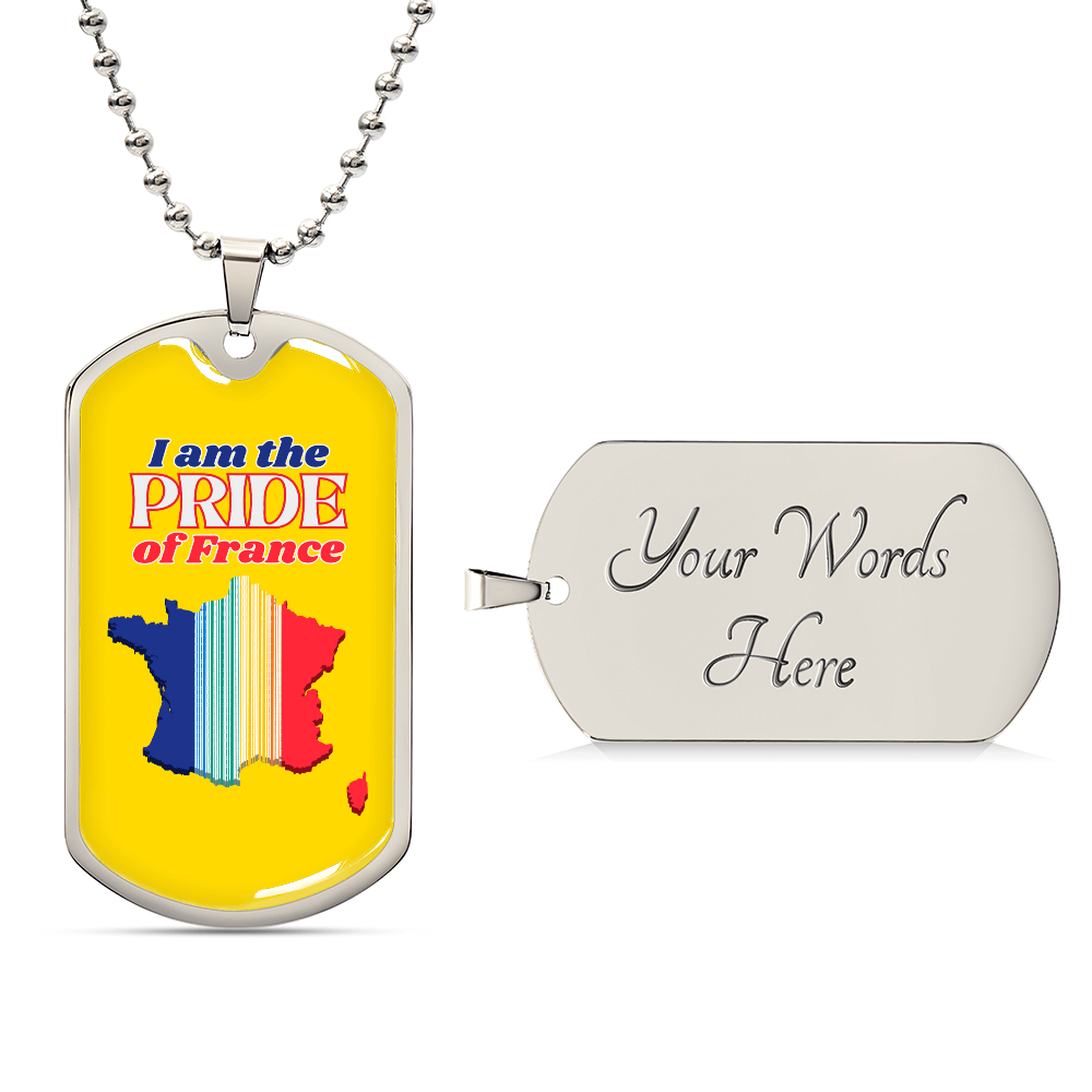 The PRIDE of France Dog Tag