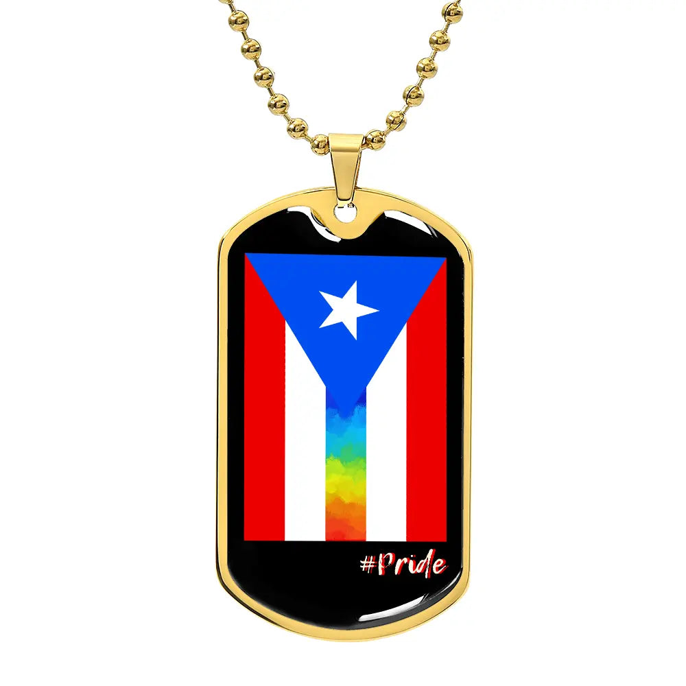 The PRIDE of Puerto Rico Dog Tag ShineOn Fulfillment