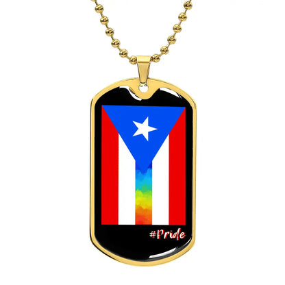 The PRIDE of Puerto Rico Dog Tag ShineOn Fulfillment