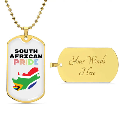 South African PRIDE Dog Tag ShineOn Fulfillment