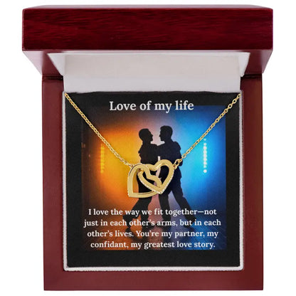 Interlocking Love of My Life Necklace and Heart Pendant ShineOn Fulfillment