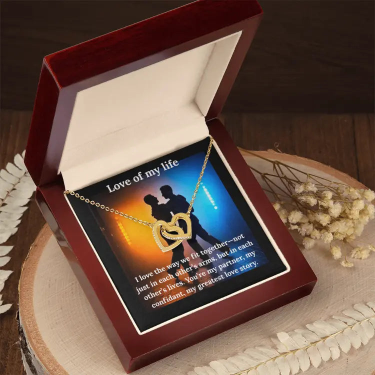 Interlocking Love of My Life Necklace and Heart Pendant ShineOn Fulfillment