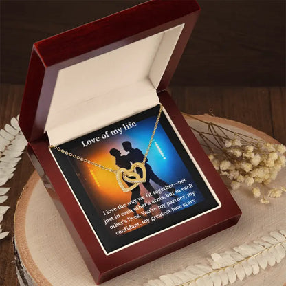 Interlocking Love of My Life Necklace and Heart Pendant ShineOn Fulfillment
