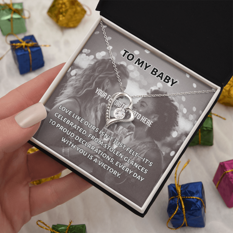 Every Day is a Victory Heart Necklace -- customize with your photo