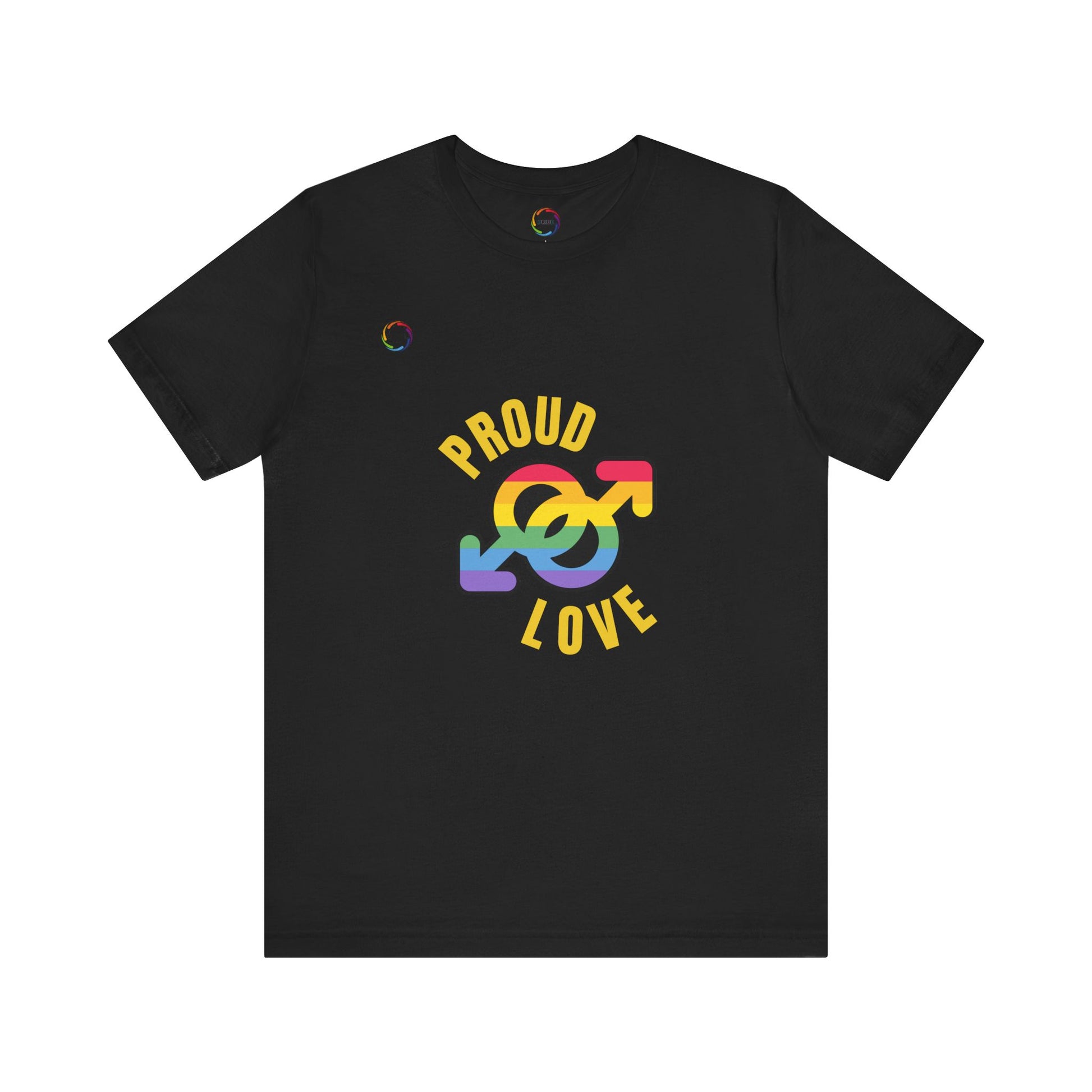 Proud Love Pride T-Shirt for LGBTQ+ Supporters