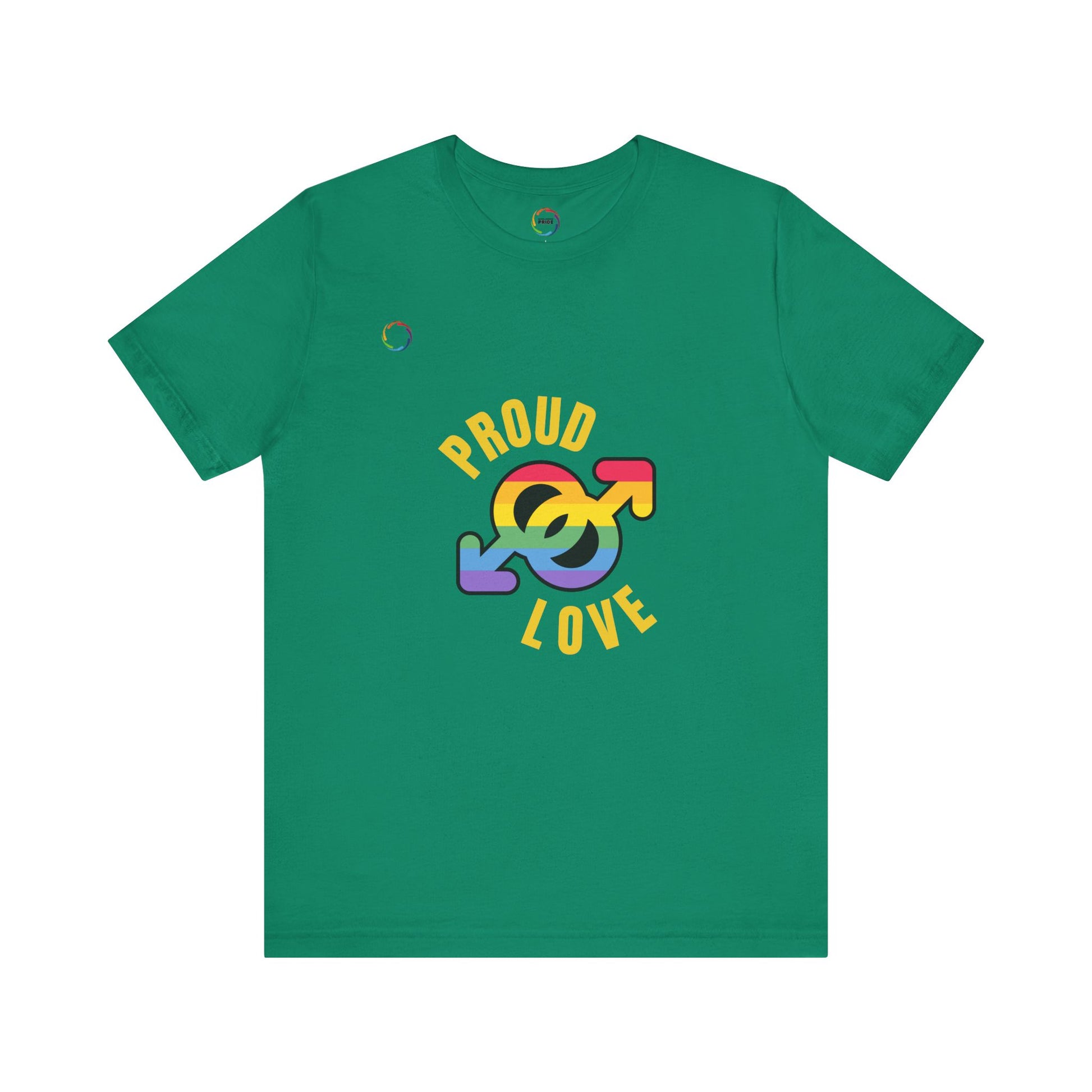 Proud Love Pride T-Shirt for LGBTQ+ Supporters