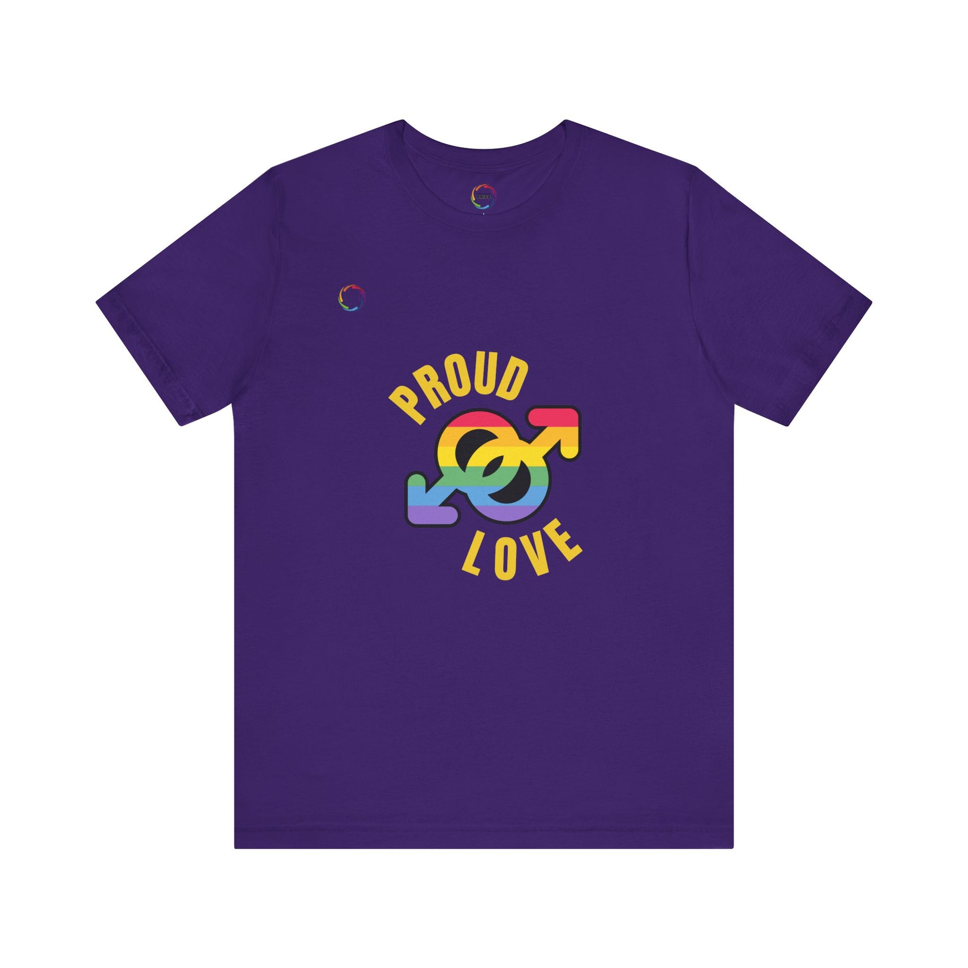 Proud Love Pride T-Shirt for LGBTQ+ Supporters